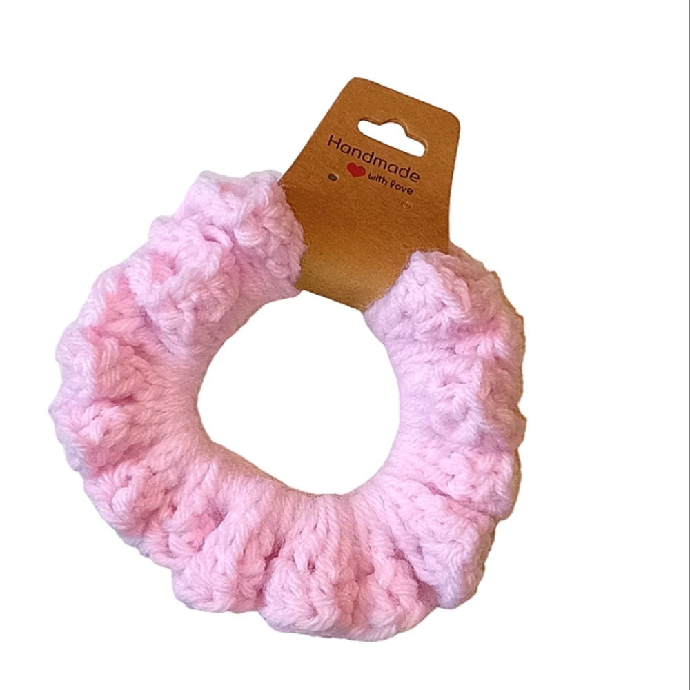 Hair scrunchie pink